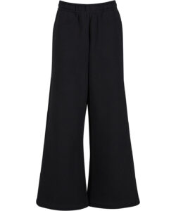Women’s wide-leg sweatpants Black