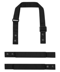 ‘Swap & Pop’ Customisable Apron – Straps Black