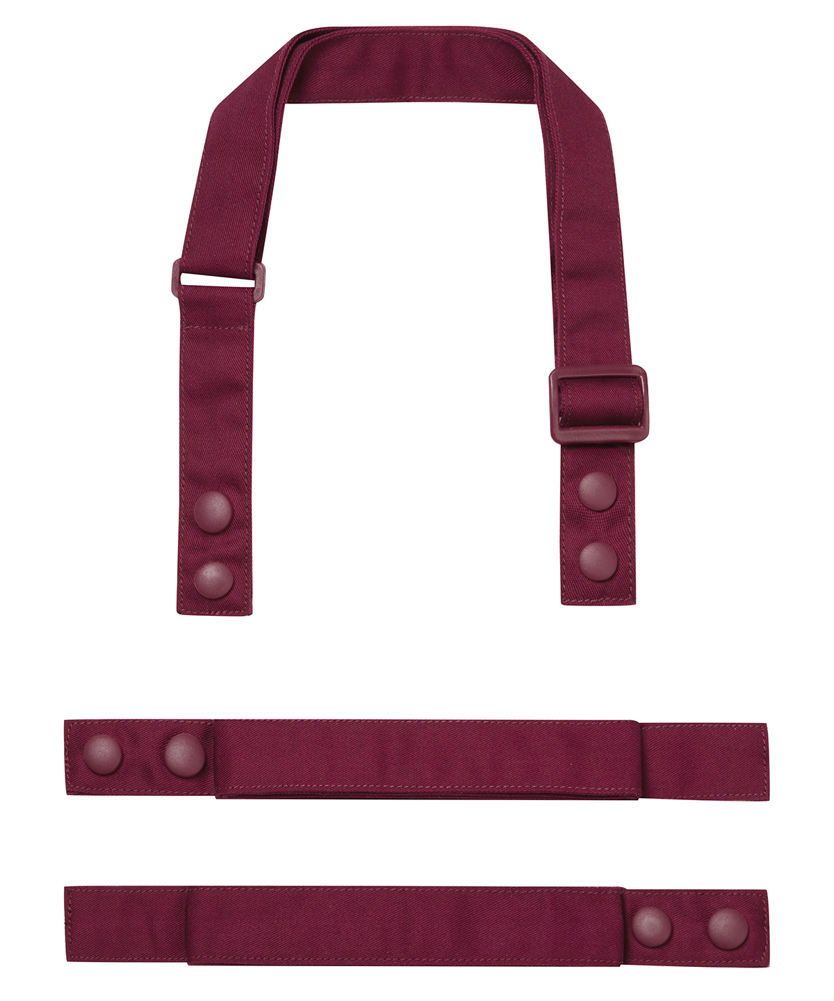 ‘Swap & Pop’ Customisable Apron – Straps Burgundy