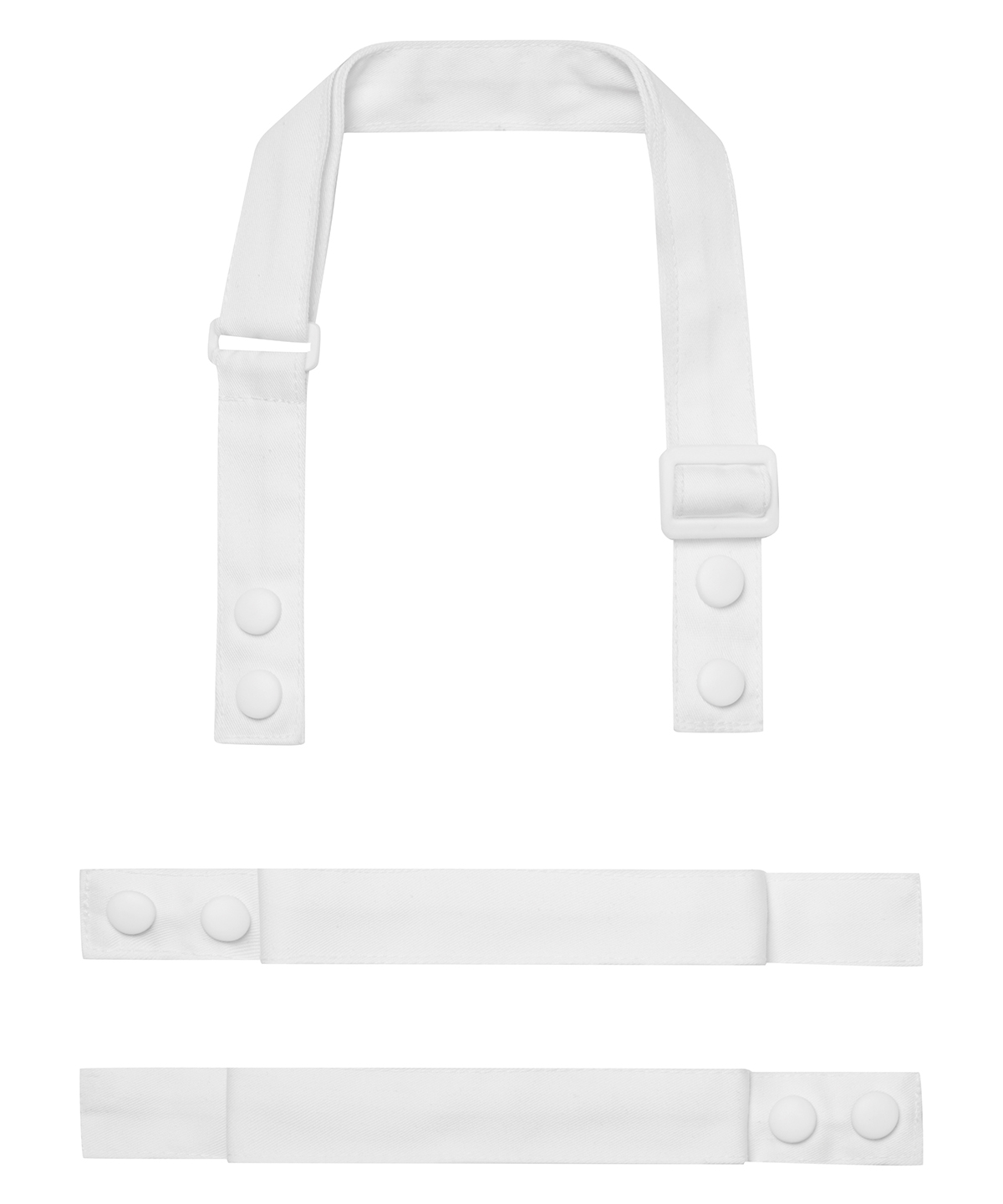 ‘Swap & Pop’ Customisable Apron – Straps White