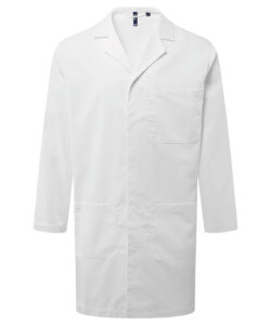 Essential 3-pocket work coat  White