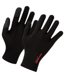 Touch gloves, powered by HeiQ Viroblock (one pair) Black