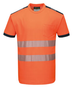 PW3 Hi-vis t-shirt (T181) Orange/Black