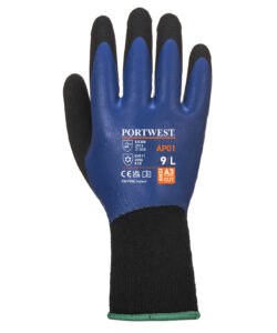Cold 13 Latex aqua gloves (AP01) Blue/Black