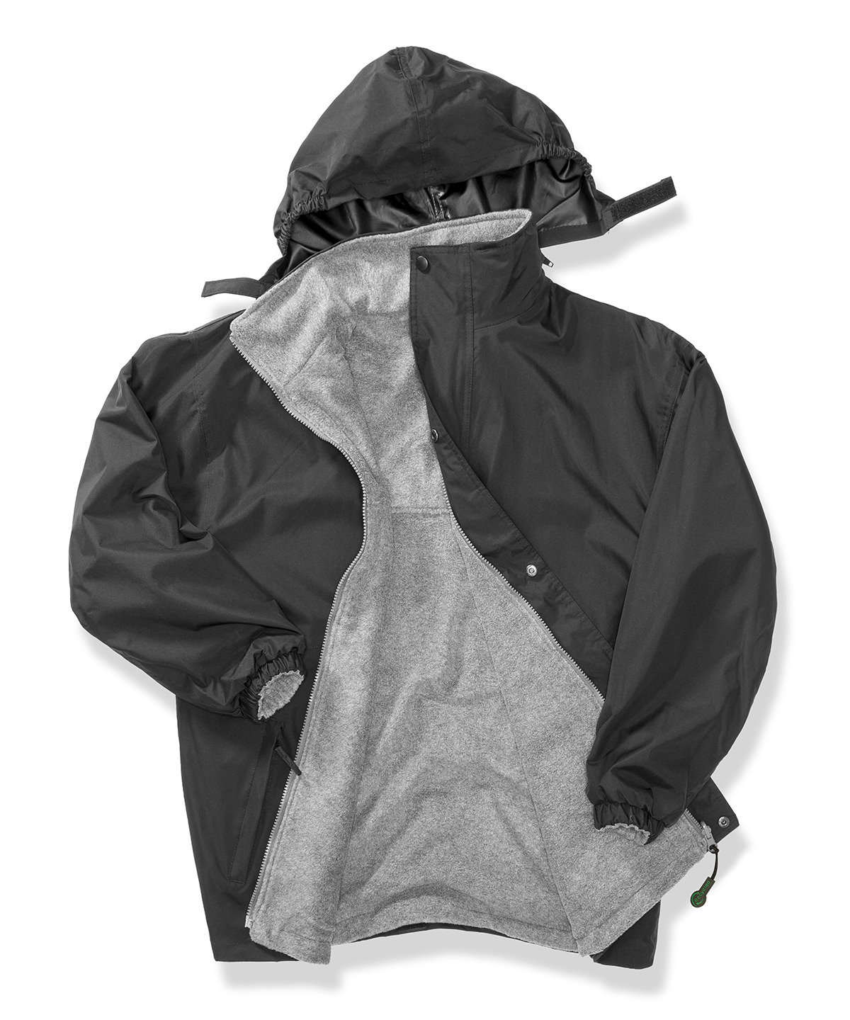 Recycled StormDri 6000 coat Black/Grey