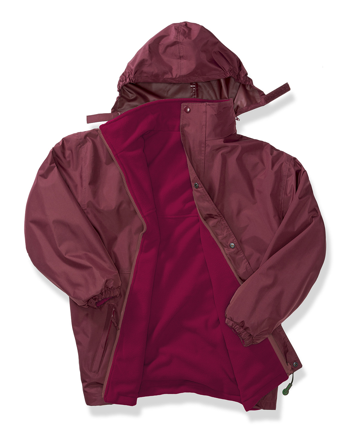 Recycled StormDri 6000 coat Burgundy/Burgundy