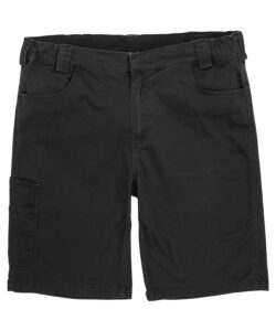 Super-stretch slim chino shorts Black
