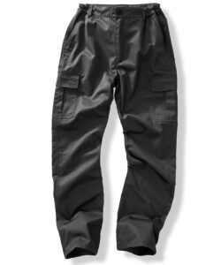 Recycled work-guard utility trousers Black