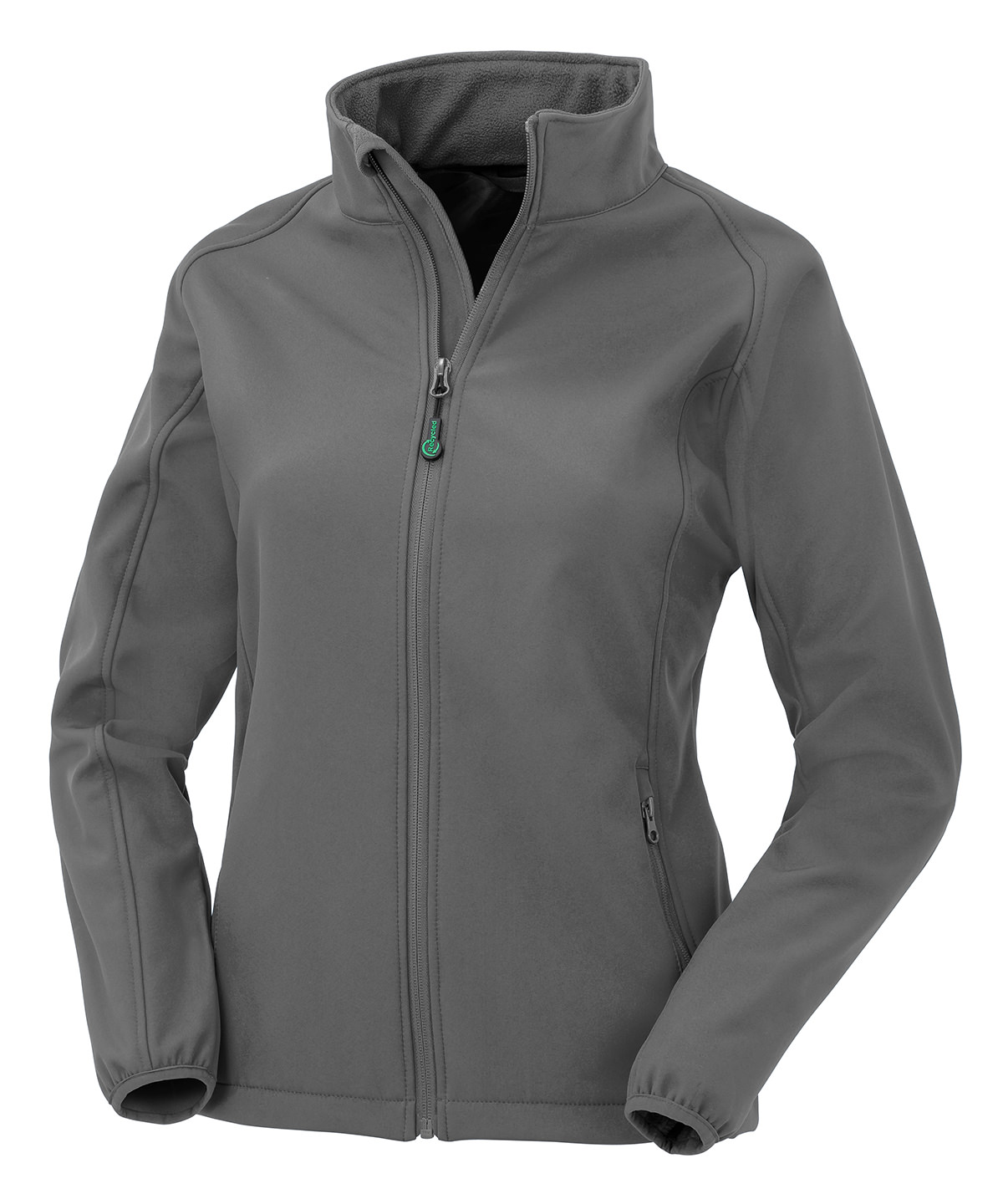 Women's recycled 2-layer printable softshell jacket Workguard Grey