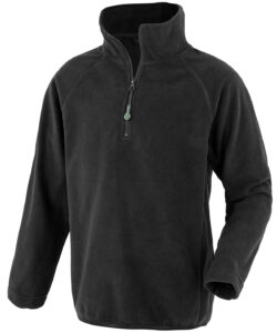 Junior recycled microfleece top Black