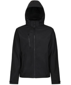 Venturer 3-layer hooded softshell jacket Black
