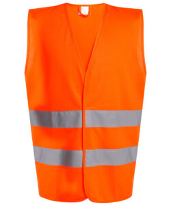 Pro hi-vis two-band easy print vest Orange