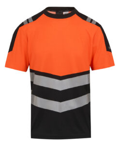 Hi-Vis X-Pro T-shirt (Class 1) Black/Orange