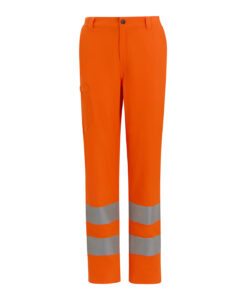 Hi-vis pro contract stretch action trousers Orange