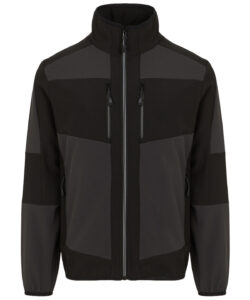 E-Volve unisex 2-layer softshell jacket Ash/Black