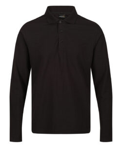 Pro 65/35 long sleeve polo Black