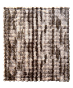 Luxury faux fur heated throw (127 x 152cm) Mocha Brown