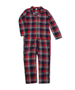 Women's tartan lounge Set Red/Navy Check