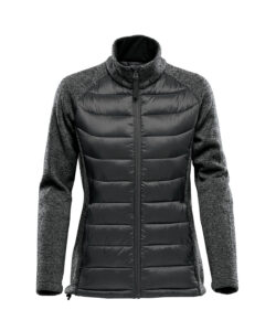 Women’s Narvik hybrid jacket Black/Dolphin Heather