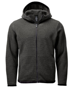 Medusa fleece hoodie Charcoal Stripe
