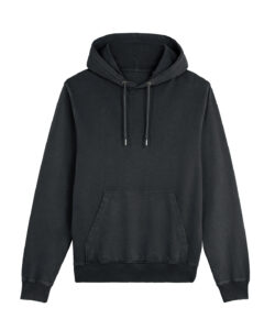 Unisex Archer vintage hoodie sweatshirt (STSU040) Garment Dyed Black Rock