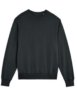 Unisex Matcher vintage sweatshirt (STSU085) Garment Dyed Black Rock