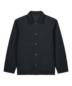 Chore jacket (STJU294) Garment Dyed Black