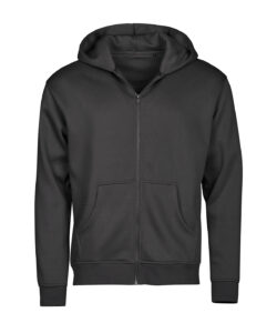 UNLABELED hooded full-zip sweatshirt (5154) Black