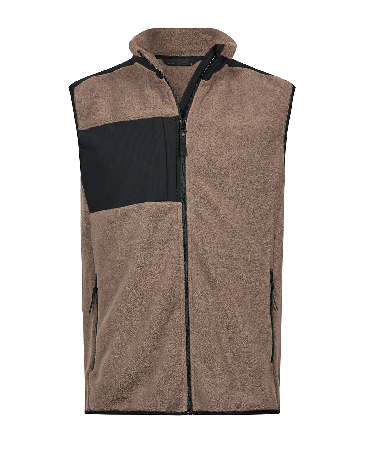 Mountain fleece bodywarmer (9122) Clay/Black
