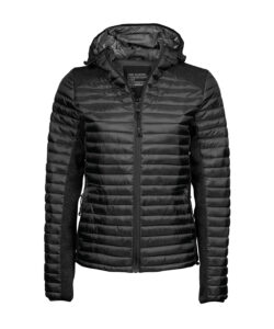 Women’s hooded outdoor crossover (9611) Black/Black Melange
