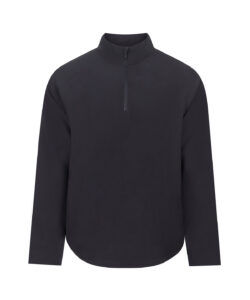Technical 1/4-zip top Black