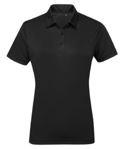 Women's TriDri® panelled polo Black