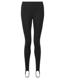 Women's TriDri® recycled fashion stirrup leggings Black