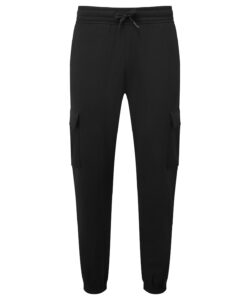 TriDri® cargo recycled joggers Black