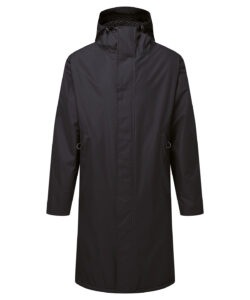 TriDri® Recycled all-seasons waterproof longline robe Black/Black
