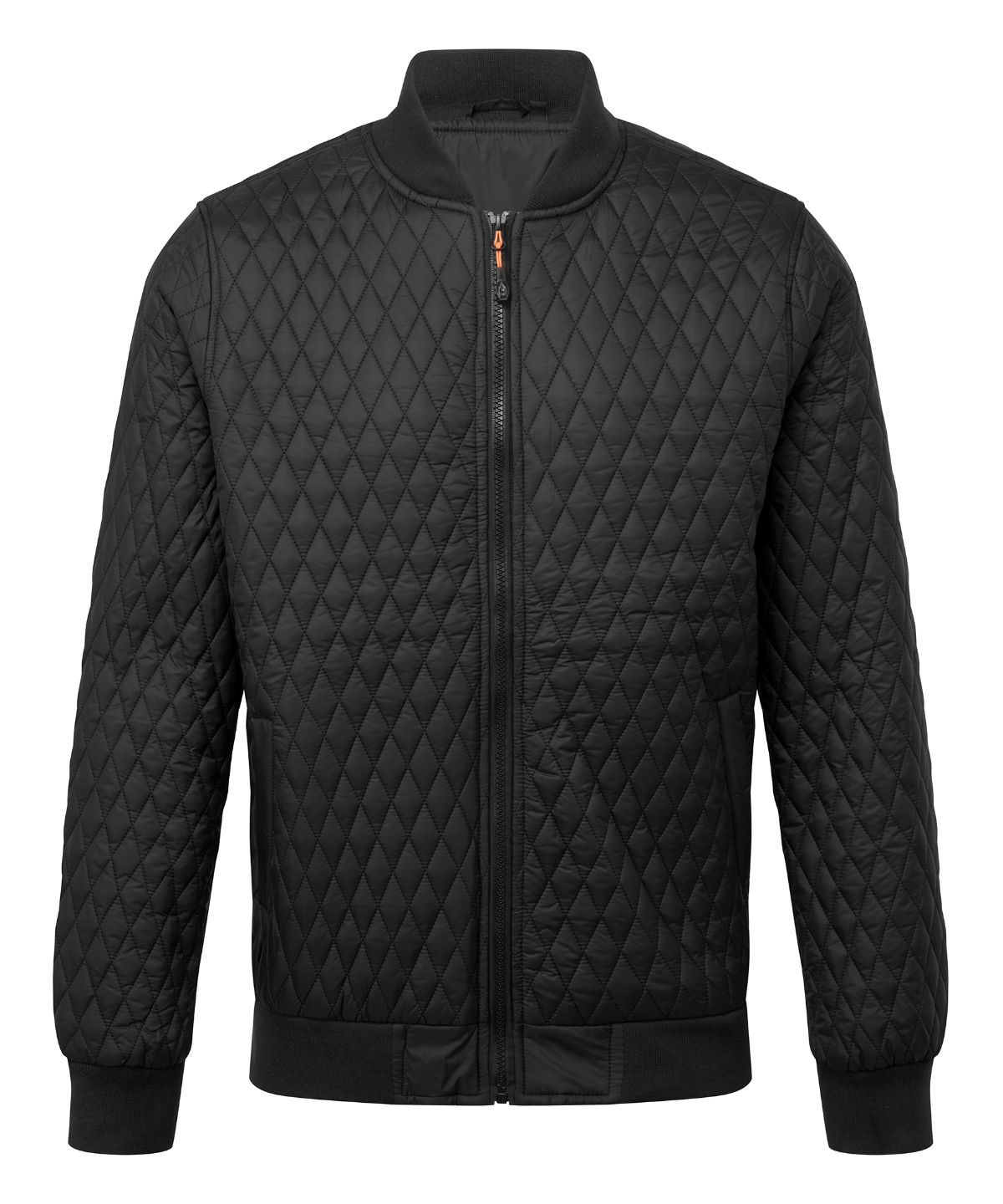 Quilted flight jacket Black