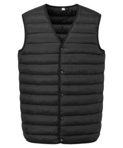 Padded gilet vest Black