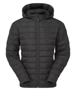 Delmont recycled padded jacket Black