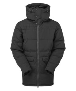 Obsidian padded jacket Black
