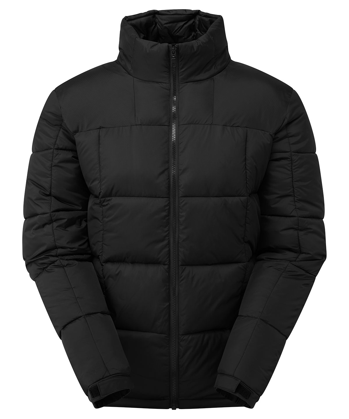 Fourteener box quilt jacket Black/Black