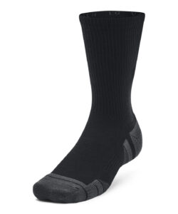 UA Performance tech 3-pack crew socks Black