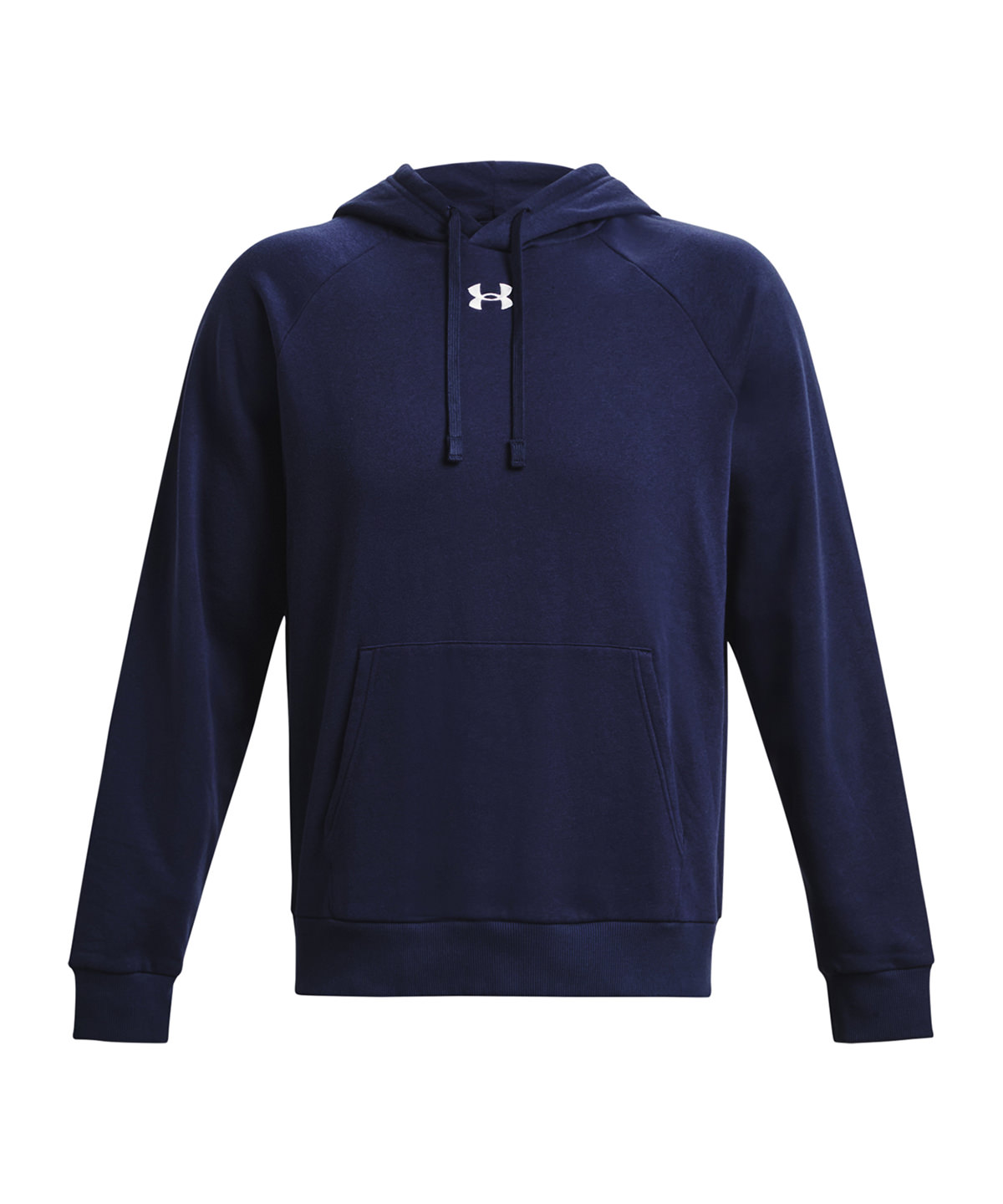 UA Rival fleece hoodie Midnight Navy/White