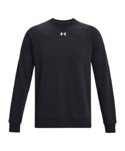 UA Rival fleece crew Black/White