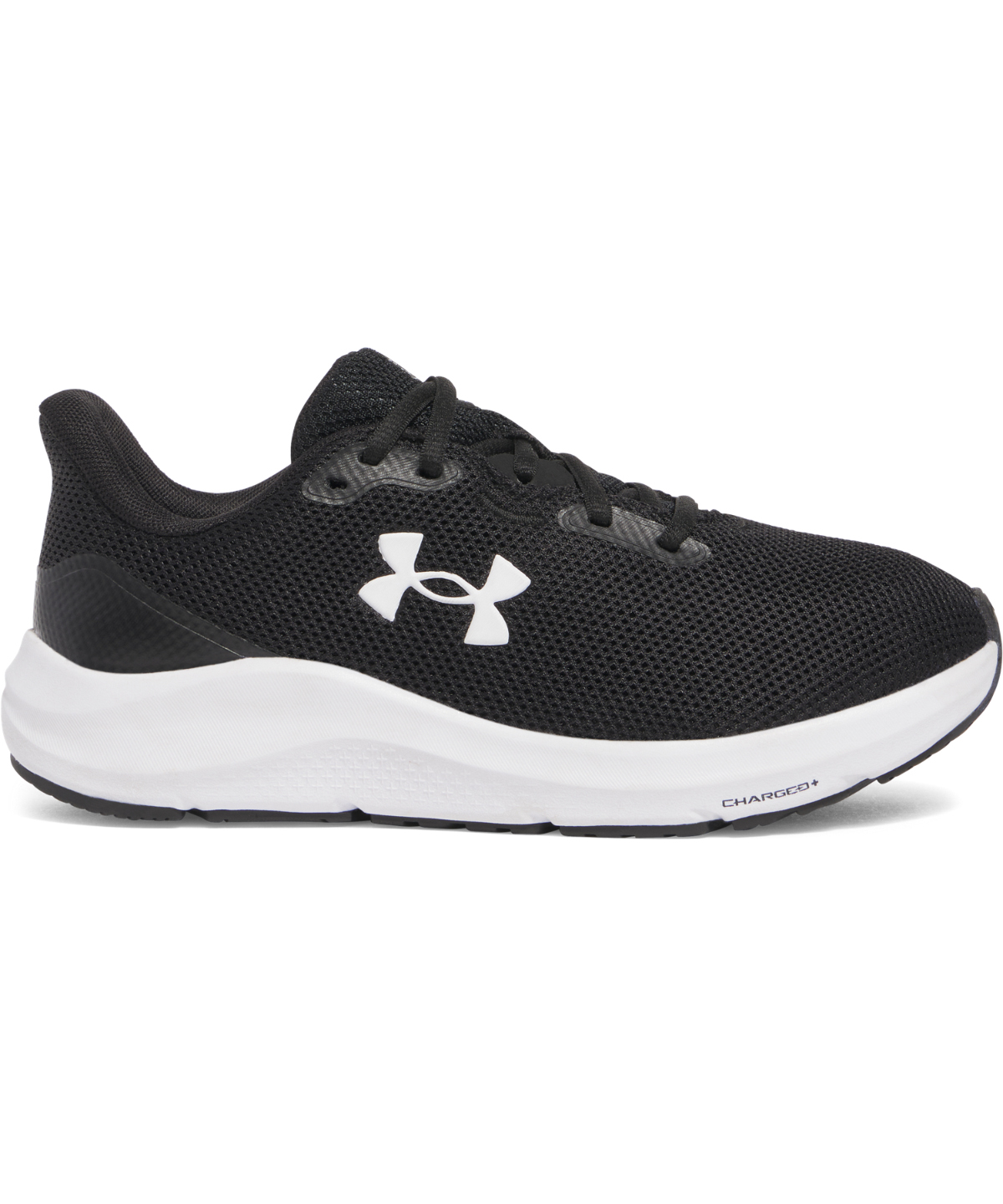 UA Women’s charged pursuit 4 trainers Black/Black/White