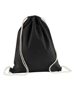 Organic cotton InCo. gym sac Black