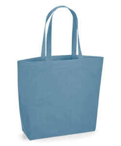 Organic natural dyed maxi bag for life Indigo Blue