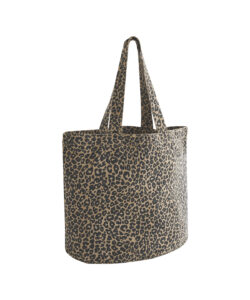 Leopard print canvas shopper Vintage Leopard Print