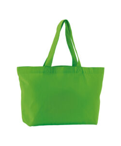 EarthAware® organic twill shopper Apple Green