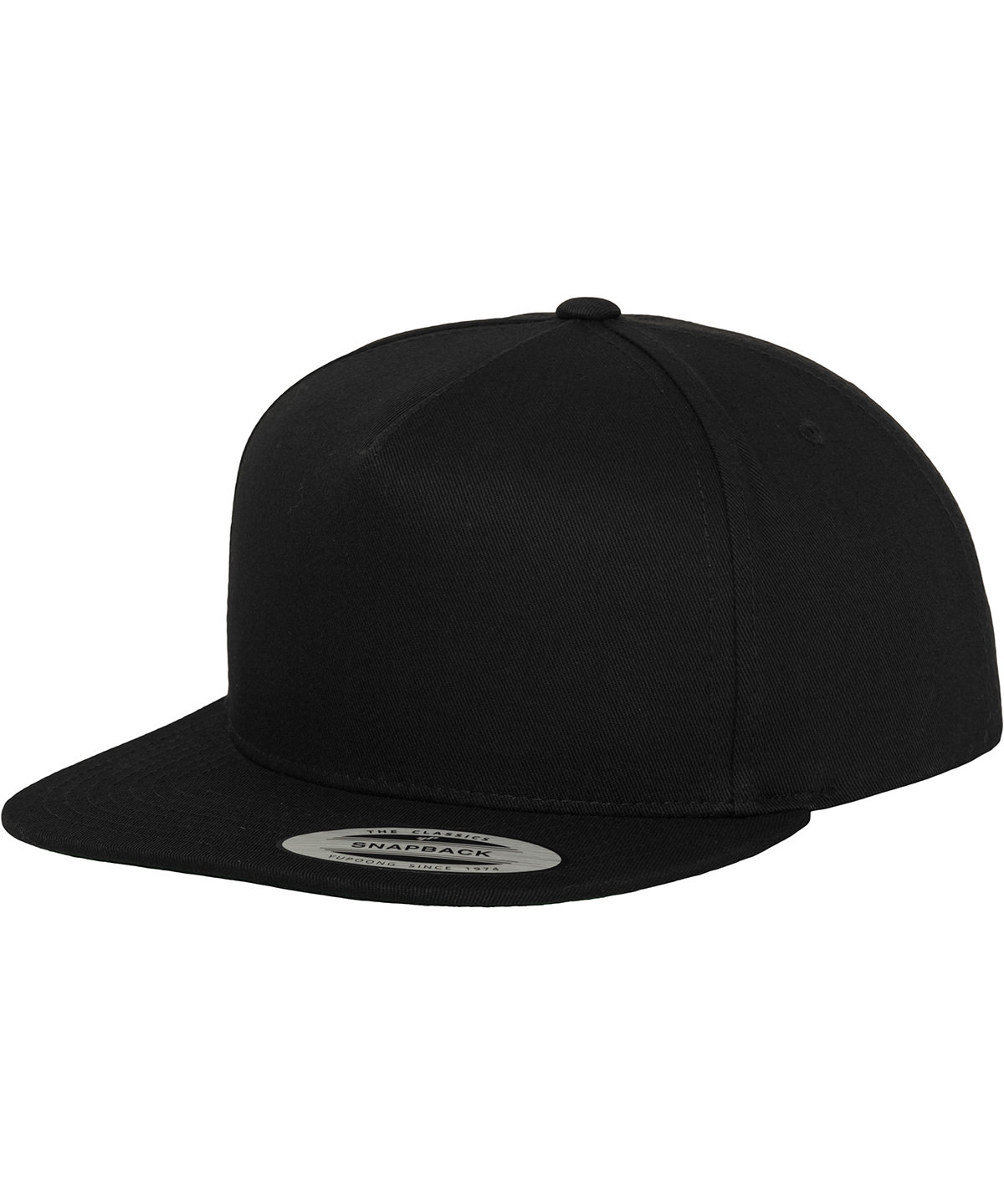 Classic 5-panel snapback (6007) Black/Black