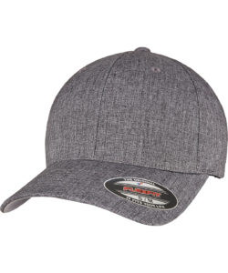 Flexfit heatherlight cap (6350) Melange Dark Grey